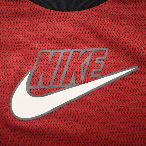 Nike Youth's Size XL (18-20) Red & Black Sleeveless Muscle Shirt - Picture 4 of 8